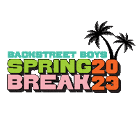 Spring Break Summer Sticker by BACKSTREET BOYS