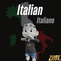 Italian Italienisch GIF by Zhot Shop