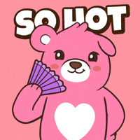Sweating Hot Stuff GIF by BEARISH