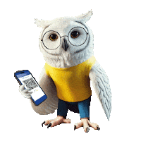 Owl Busfahren Sticker by PaderSprinter