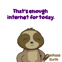 Bad News Sloth Sticker by VeeFriends