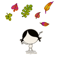 Fall Love Sticker by Muxotepotolobat