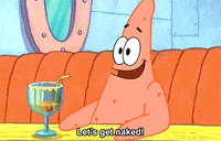 Spongebob Squarepants Drinking GIF
