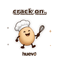 Drinkhuevo motivation egg baking huevo Sticker