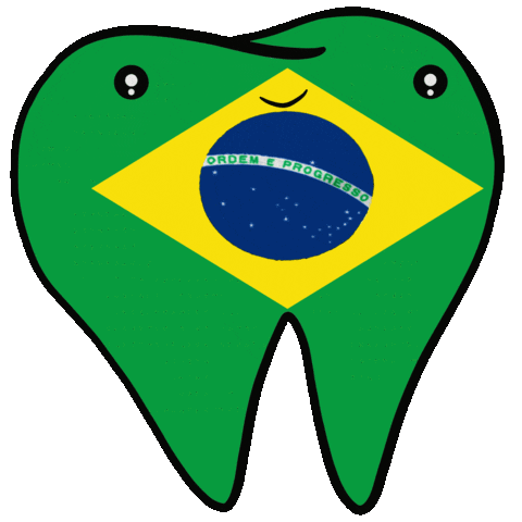 Brazil Smile Sticker