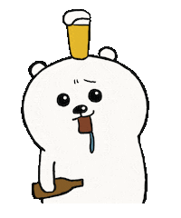 Beer Bear Sticker