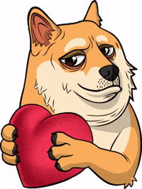 I Love You Hearts GIF by Doge Pound