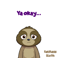 Sloth Sticker by VeeFriends