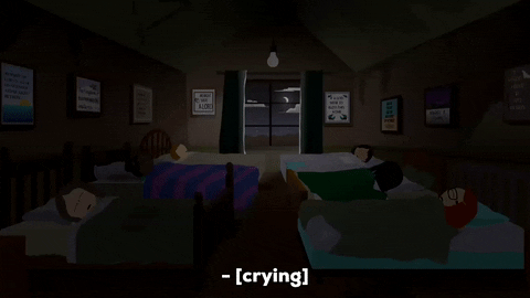 sad dark GIF by South Park 