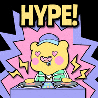 CrazyBears excited dj bear hype GIF