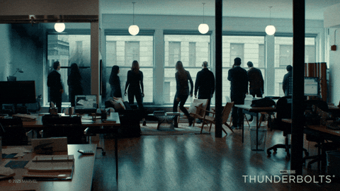 Thunderbolts Disappering GIF by Marvel Studios