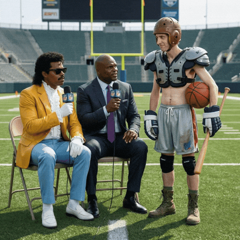 Football Player Wtf GIF by Jukebox Saints