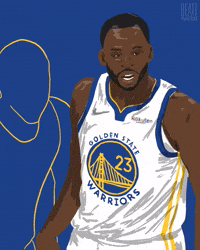 Antknee729 animation basketball nba warriors GIF