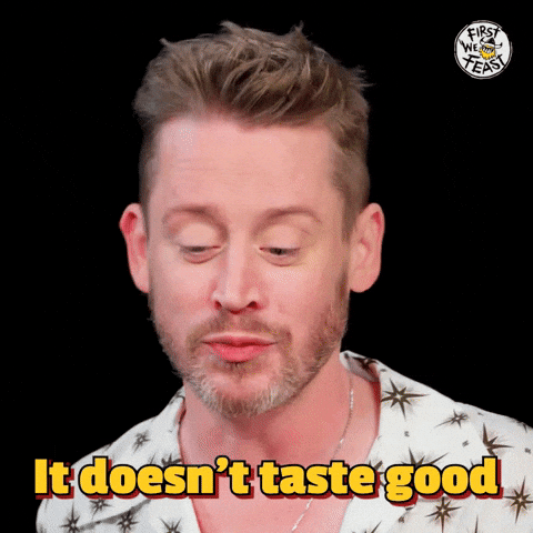 Tastes Bad Macaulay Culkin GIF by First We Feast