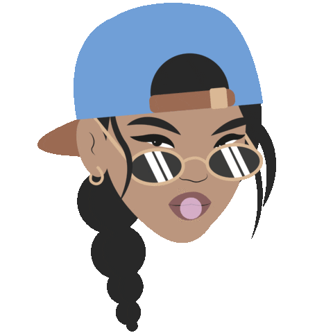 Bubble Gum Girl Sticker