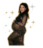 Pregnancy Expecting Sticker by Lauren Messiah