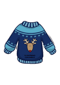 Christmas Winter Sticker by Yo entreno con Pablo