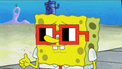 Spongebob Squarepants Yes GIF by nounish ⌐◨-◨
