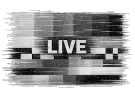 Glitch Art Live Stream Sticker