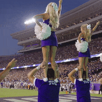 Gameday Cheerleaders GIF by TCU Football