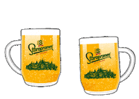 Cheers Tankard Sticker by Staropramen Beer