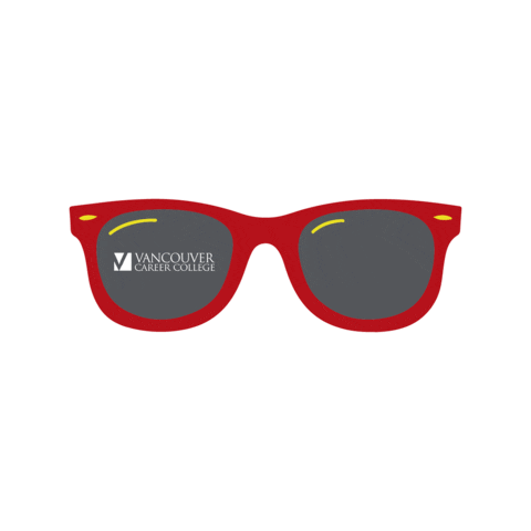 VancouverCareerCollege giphyupload cool summer sunglasses Sticker