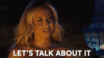 Lets Talk Drama GIF by The Bachelor
