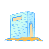 Animation House Sticker