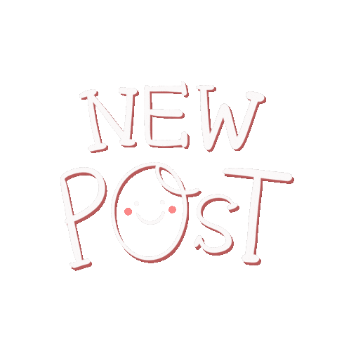 New Post Smile Sticker