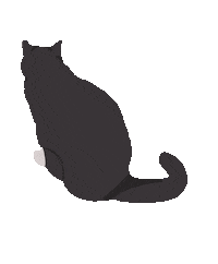 House Cat Art Sticker by ndf