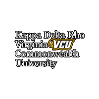 Virginia Commonwealth University Zoom Sticker by Kappa Delta Rho