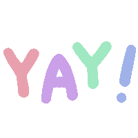 hooray hand drawn Sticker by Nikki McWilliams