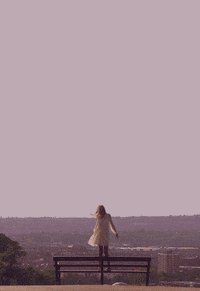 girl pink GIF