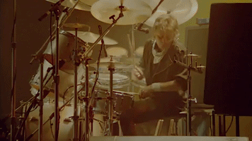 drumming another one bites the dust GIF