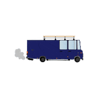 itsazigzaglife travel van roadtrip vanlife Sticker