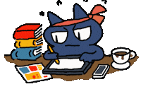 Nuomi Working Sticker