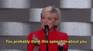 jennifer granholm you probably think this speech is about you GIF by Election 2016