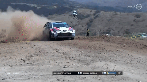 toyota drifting GIF by FIA World Rally Championship
