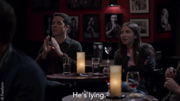 lying esther povitsky GIF by Alone Together