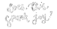 Marie Kondo Does This Spark Joy Sticker