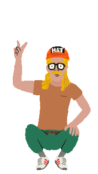 Brown Shirt Animation Sticker by Jef Caine