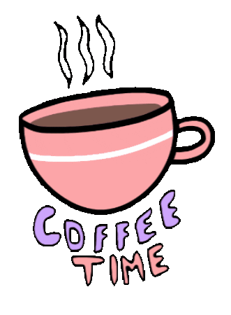 Coffee Time Love Sticker