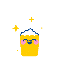 Netflix Popcorn Sticker by Glenda Morahan