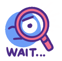 Looking Glass Love Sticker by Eledraws (Eleonore Bem)