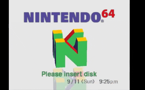 zackaryruhland26 giphygifmaker spinning nintendo 64 logo GIF