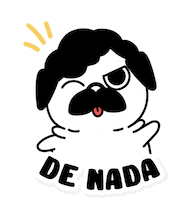 De Nada Youre Welcome Sticker by escobark.id