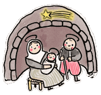 Reyes Magos Christmas Sticker