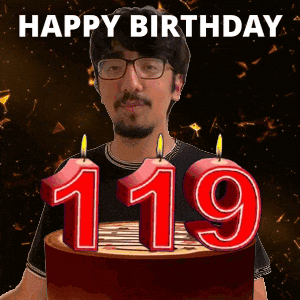 119 Birthday GIF