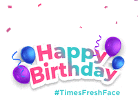 Birthday Wish Sticker by Times Fresh Face