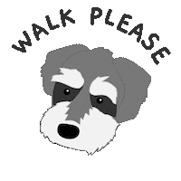 Walk Schnauzer Sticker